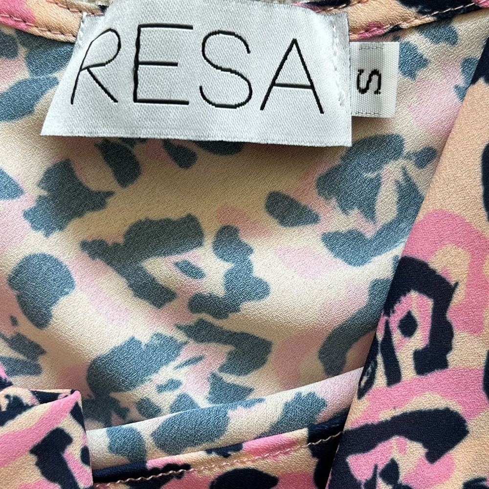 RESA PINK LEOPARD/CHEETAH ANIMAL PRINT DRESS SIZE SMALL DATE PARTY SEXY TRENDY - Picture 4 of 10